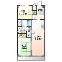 エルカーサII  ｜ 愛知県豊橋市牟呂町字大塚（賃貸マンション2LDK・2階・57.90㎡） その2