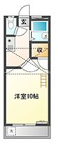 セザンヌ内張  ｜ 愛知県豊橋市内張町（賃貸アパート1K・2階・23.19㎡） その2