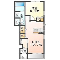 エスポワール忠興  ｜ 愛知県豊橋市忠興2丁目（賃貸アパート1LDK・1階・41.38㎡） その2