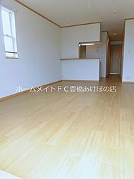 パークサウス　東森岡 2階1LDKのリビング/ダイニング