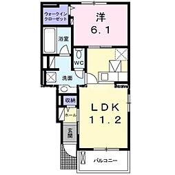 間取図画像 1LDK