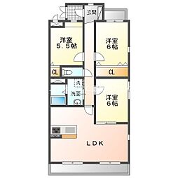 間取図画像 3LDK
