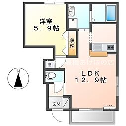 間取図画像 1LDK
