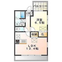 間取図画像 1LDK