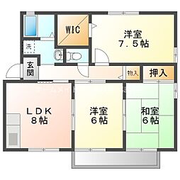 マイリトルタウン高師弐番館 3DKの間取図画像