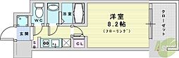 スプランディッド十三本町 1Kの間取図画像