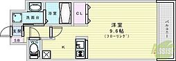 ララプレイス新大阪LD 1Kの間取図画像