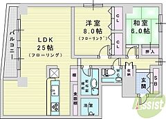 物件の間取り