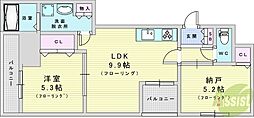フォレストクリエオーレ神崎 2LDKの間取図画像