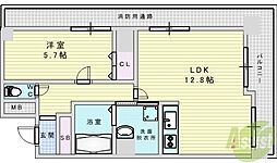 ノルデンタワー新大阪プレミアム 1LDKの間取図画像