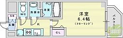 ArtizA新大阪D.C. 1Kの間取図画像