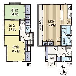 緑区鴨居4丁目 中古戸建 3LDKの間取り