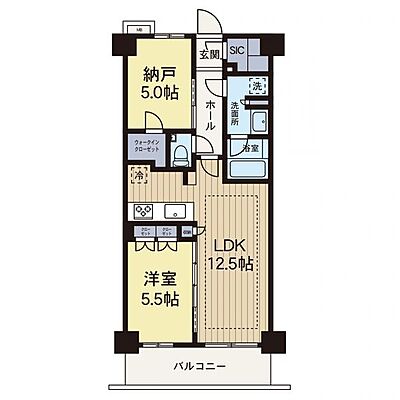 間取り パレステージ中山II 6階/-