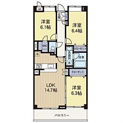 間取図画像 3LDK
