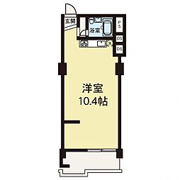 田園ハイツ藤ケ丘 ワンルームの間取図画像