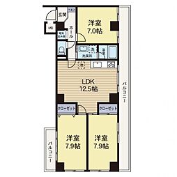 間取図画像 3LDK