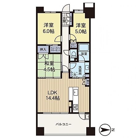 3LDK 間取り