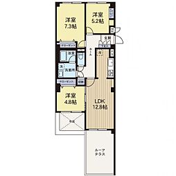インペリアル菊名 3LDKの間取図画像