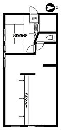 清田マンションの間取図画像
