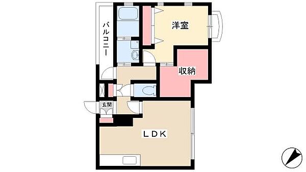 パークステイ八事 ｜愛知県名古屋市天白区八事山(賃貸マンション1LDK・4階・49.68㎡)の写真 その2