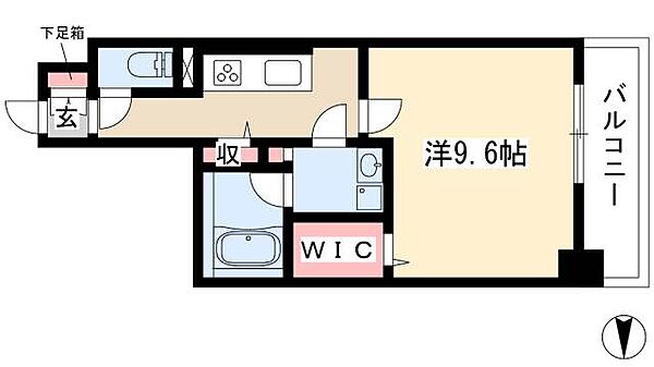 スプリームヒルズ鶴舞 ｜愛知県名古屋市中区千代田5丁目(賃貸マンション1K・1階・35.52㎡)の写真 その2