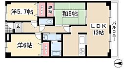 ハーベストヒルズ 2階