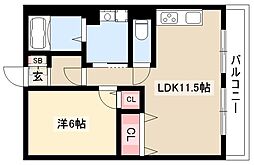 ビラ松風苑 2階