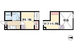 reve野並 1階1Kの間取り