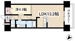 Primal千種luno(旧GRANDUKE新栄luno) 14階1LDKの間取り