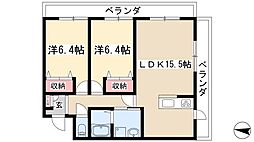 PREMIER 2階2LDKの間取り