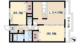 オアシス荒池 2階