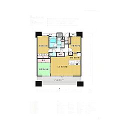 パークホームズ平針ヴェルデ 5階3LDKの間取り