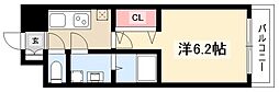 名古屋市天白区古川町マンション 1Kの間取図画像
