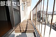 広々バルコニー。
