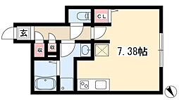 BrancheAOI ワンルームの間取図画像