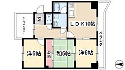 グランパス18 3LDKの間取図画像