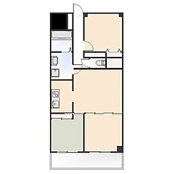 杁中スカイタウンA棟 3LDKの間取図画像