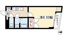 アビターレ豊前 1Kの間取図画像