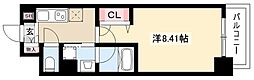 シテイライフ東山公園 1Kの間取図画像