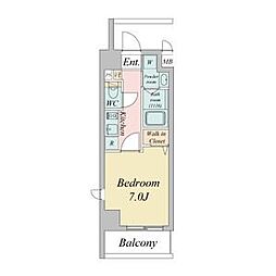 プレイズシード御器所イースト 1Kの間取図画像