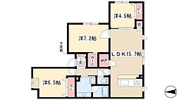 グレイスレジデンス八事 3LDKの間取図画像