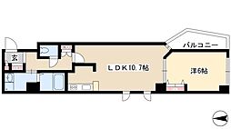 AHマンション泉 1LDKの間取図画像