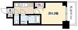 名古屋市中区平和2丁目マンション 1Kの間取図画像