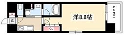 エスペランサ上前津 1Kの間取図画像