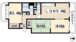 豊岡グリーンハイツ 3LDKの間取図画像
