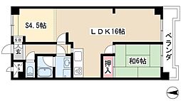 ジュフク松本 1SLDKの間取図画像