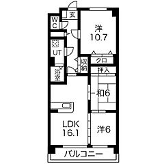 物件の間取り