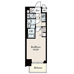 S-RESIDENCE堀田駅前 1Kの間取図画像