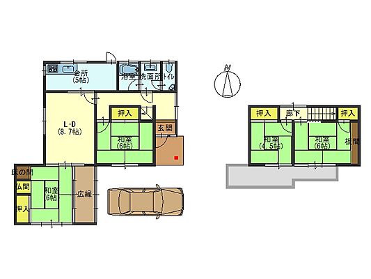 間取り 岩出市南大池208-20