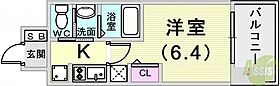 エステムコート神戸ハーバーランド前VIIレーベル  ｜ 兵庫県神戸市兵庫区佐比江町（賃貸マンション1K・15階・20.99㎡） その2